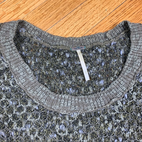 Free People Gray Green Sweater - Picture 3 of 4